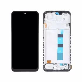 LCD Displejs Saderīgs ar Xiaomi Redmi Note 12 4G Melns ar Frame / HQ