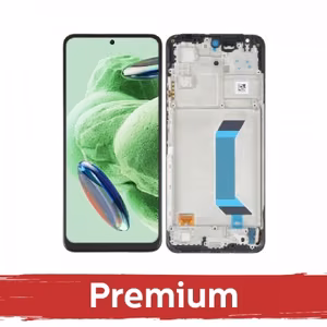 LCD Displejs Saderīgs ar Xiaomi Redmi Note 12 5G / Poco X5 5G Melns ar Frame OEM