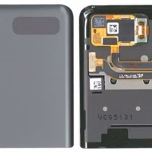 LCD ekrāns Samsung F707 Z Flip 5G ar skārienjutīgo ekrānu un rāmi (Ārējais) Mystic Grey oriģināls (lietots Grade B)