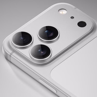 Benks Tempesarkans glass Glass Warrior Metal Integrated Lens Protector (C069) Iphone 17 Pro (lens 3 pieces) oranžs