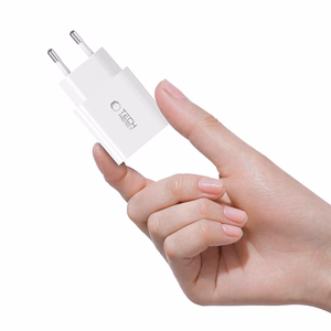 Tech-Protect NC20W PD20W USB-C sienas lādētājs ar USB-C kabeli - balts