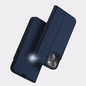 DUX DUCIS Skin Pro grāmatas stila apvalks iPhone 13 mini zeltains (m)
