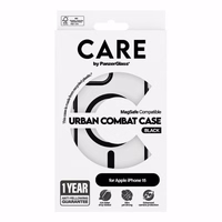 CARE by PanzerGlass Urban Combat Magnētiskais viedtālruņa apvalks iPhone 15 - melns