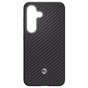 Spigen Enzo Aramid GP-FPS931PGABW Silicone Case with Built-in MagFit Ring for Samsung Galaxy S25 - Black
