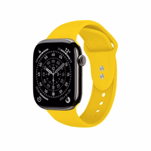 Crong Liquid siksniņa Apple Watch 38 / 40 / 41 / 42 mm, dzeltena