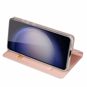 Dux Ducis Skin Pro viedtālruņa apvalks Samsung S24+ ar atloku - rozā