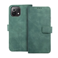 TENDER grāmatas viedtālruņa apvalks XIAOMI Redmi Note 10 Pro / Redmi Note 10 Pro Max zaļš