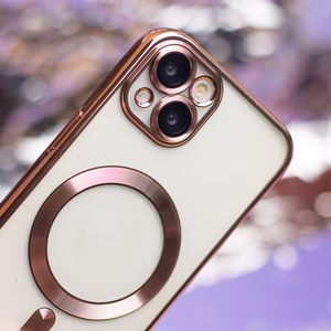 Color Chrome Mag case for Samsung Galaxy A17 4G / A17 5G rose gold