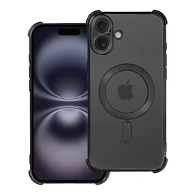Viedtālruņa apvalks ANTISHOCK ELECTRO iPhone 16 Plus ar MagSafe melns