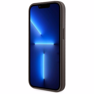 Guess 4G Stripes viedtālruņa apvalks ar Magnētisko maku iPhone 15 - brūns