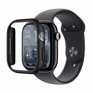 AmazingThing Minimal aizsargājošs vāciņš Apple Watch Series 11 46mm - Melns