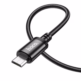 Kabelis USB A uz Micro USB Hoco 2,4A 2 m X89 melns