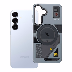 FORCELL F-PROTECT Leveli ar divu slāņu 4D tehnoloģiju, militārā nolaišanas pārbaude saderīgs ar MagSafe SAMSUNG S25 PLUS - cyber pelēks