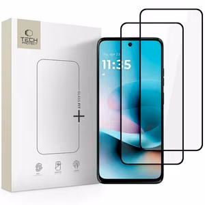 Tech-Protect Glass Fit+ rūdīts stikls 2 gab. priekš Motorola Moto G57 / G57 Power / G67 Power - melns