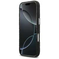Karl Lagerfeld FW reljefs Karl MagSafe viedtālruņa apvalks iPhone 17 Pro – melns