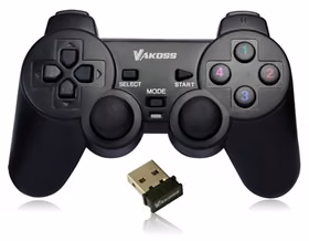 Vakoss GP-3925BK Gaming Controller melns RF Gamepad Analogue / Digital PC, Playstation 3