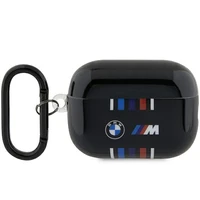 BMW BMAP222SWTK AirPods Pro 2 paaudzes apvalks melns/melns ar daudzkrāsainām līnijām
