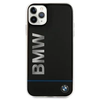 BMW Signature drukāts logotips apvalks iPhone 11 Pro Max - melns