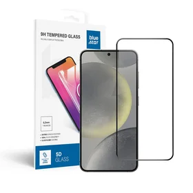 Aizsargstikls Blue Star - SAMSUNG Galaxy S24 pilns sejas pārklājums - melns