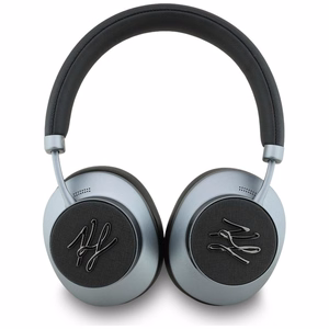 Bezvadu ANC austiņas KARL LAGERFELD Grained Initials KF003083, melnas