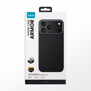 Benks Magnetic Armor Pro 600D kevlara vāciņš ar metāla rāmi (C.K.FL.AP.BK.BA72) iPhone 18 Pro / 17 Pro, melns