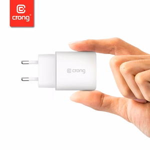 Crong USB-C Travel Charger 20 W PD sienas lādētājs, balts