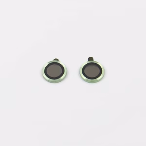Komplekts of lens glasses for iPhone 17 zaļš