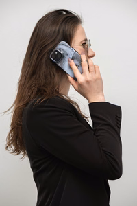 FORCELL F-PROTECT Mirage viedtālruņa apvalks saderīgs ar MagSafe IPHONE 15 Plus marmora migla