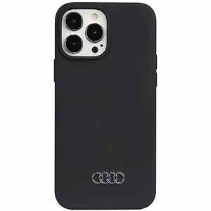 Audi silikona viedtālruņa apvalks iPhone 13 Pro Max 6.7" melns/melns cietais apvalks AU-LSRIP13PM-Q3/D1-BK