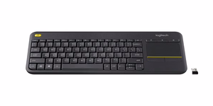 Logitech K400 Plus tastatūra RF bezvadu holandiešu melna
