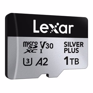 Lexar High-Performance Silver Plus microSDXC atmiņas karte 1 TB + adapteris