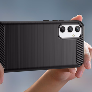 Carbon Case case for Realme 10 Pro flexible silicone carbon cover black