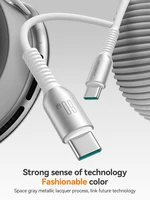 USB-C - USB-C kabelis Joyroom S-A51 60W 1.2m pelēks