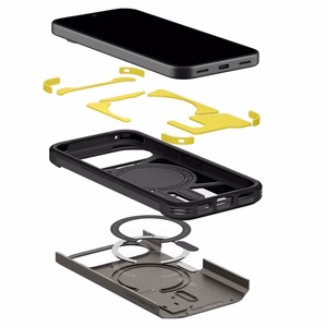 Spigen Tough Armor Mag MagSafe maciņš, paredzēts Google Pixel 11, tumši pelēks