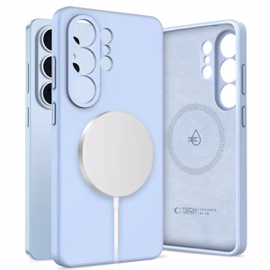 Tech-Protect Silicone MagSafe maciņš priekš Samsung Galaxy S26 Ultra - zils