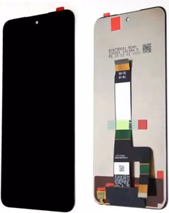LCD screen Xiaomi Redmi 12 4G/12 5G/Poco M6 Pro 5G ar touch screen Melns ORG