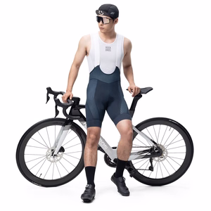 Rockbros YDDK009 Men's Cycling Bib Shorts with Pad Size L - Dark Blue