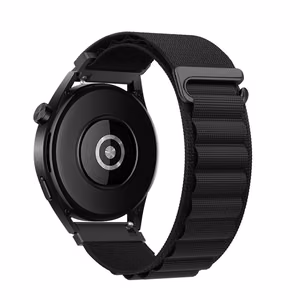 FORCELL F-DESIGN FS05 pulksteņa siksna SAMSUNG viedpulkstenim 20 mm melna krāsā