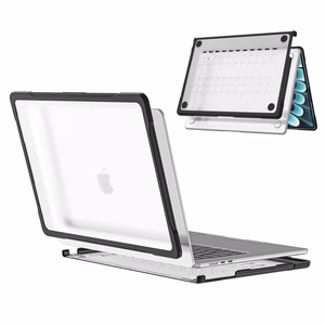 Tech-Protect Velar Case for MacBook Air 15" 2023 / 2024 / 2025 / 2026 - Transparent Black