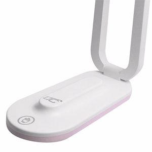 Saliekama LED galda lampa 10W, 3000/4500/6000K, 1200mAh, rozā, LTC
