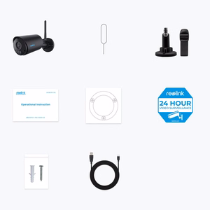Reolink Argus Series B320-B – āra kamera ar akumulatoru, 3 MP, cilvēku un transportlīdzekļu noteikšana, divvirzienu audio