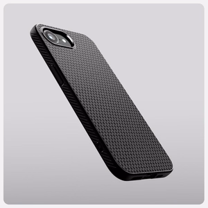 Spigen Liquid Air Mag MagSafe iPhone 16e apvalks - Matēts melns