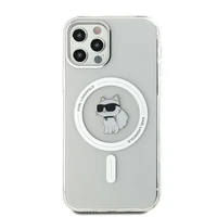 Karl Lagerfeld IML Choupette MagSafe apvalks iPhone 12 / 12 Pro - caurspīdīgs