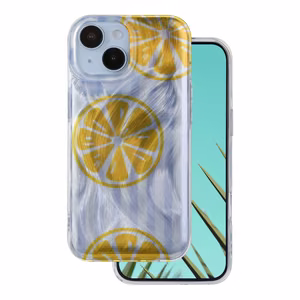 Ultra Trendy Summer maciņš iPhone 13 6,1" citrona