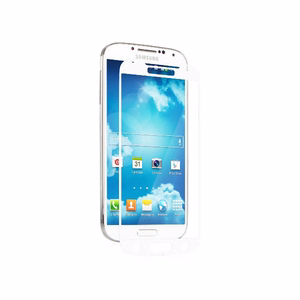 Moshi iVisor XT atkārtoti lietojama pilna ekrāna aizsargplēve Samsung Galaxy S4, ar baltu rāmi