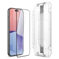 Spigen Glas.tR EZ Fit FC rūdītais stikls iPhone 15 Plus - melns 2 gab.