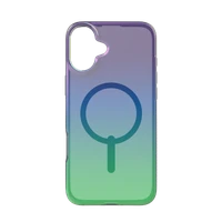 ZAGG Milan Snap viedtālruņa apvalks ar Magnētisko iPhone 16 Plus - zaļa/violeta