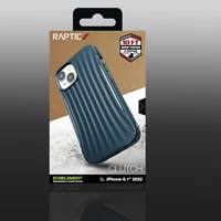 Raptic X-Doria Clutch viedtālruņa apvalks iPhone 14 aizmugure zila