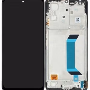 LCD ekrāns Xiaomi Redmi Note 12 5G/Poco X5 5G ar skārienjutīgo ekrānu ar rāmi melns OLED