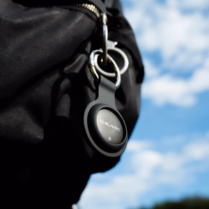 Melns Blavec BTG-02 Bluetooth priekšmetu izsekotājs ar atslēgu gredzenu Apple un Android ierīcēm (BTBTG02-B)